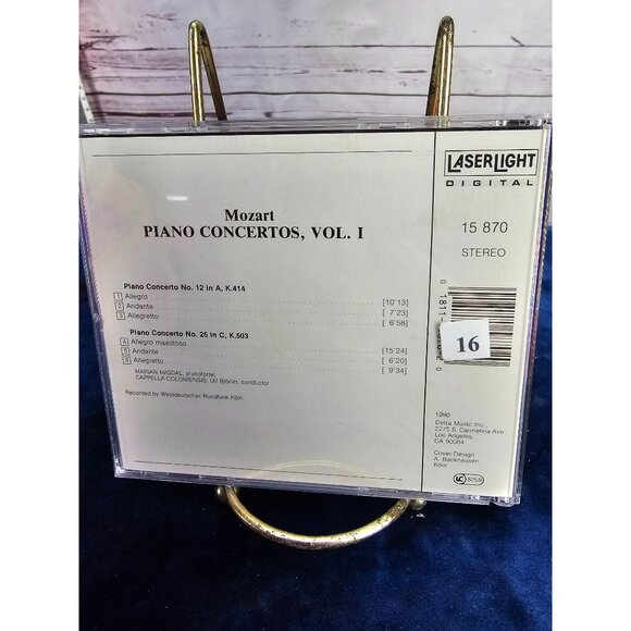 Mozart Piano Concertos, Marian Migdal  CD Digital Recording Vol 1‎ - Picture 5 of 6